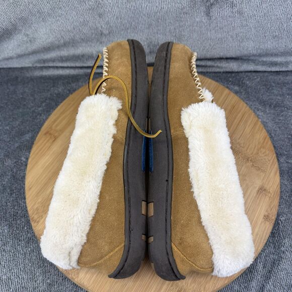 Tempur-Pedic Slippers Womens Size 10 Brown Moccasin Faux Fur Laurin TP6062-247 - Picture 7 of 11